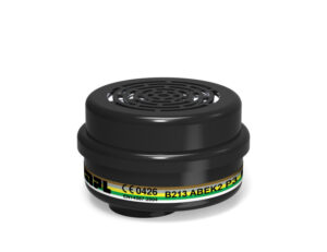 Filtro A2B2E2K2-P3R compatible con máscara de evacuación de emergencias ADR